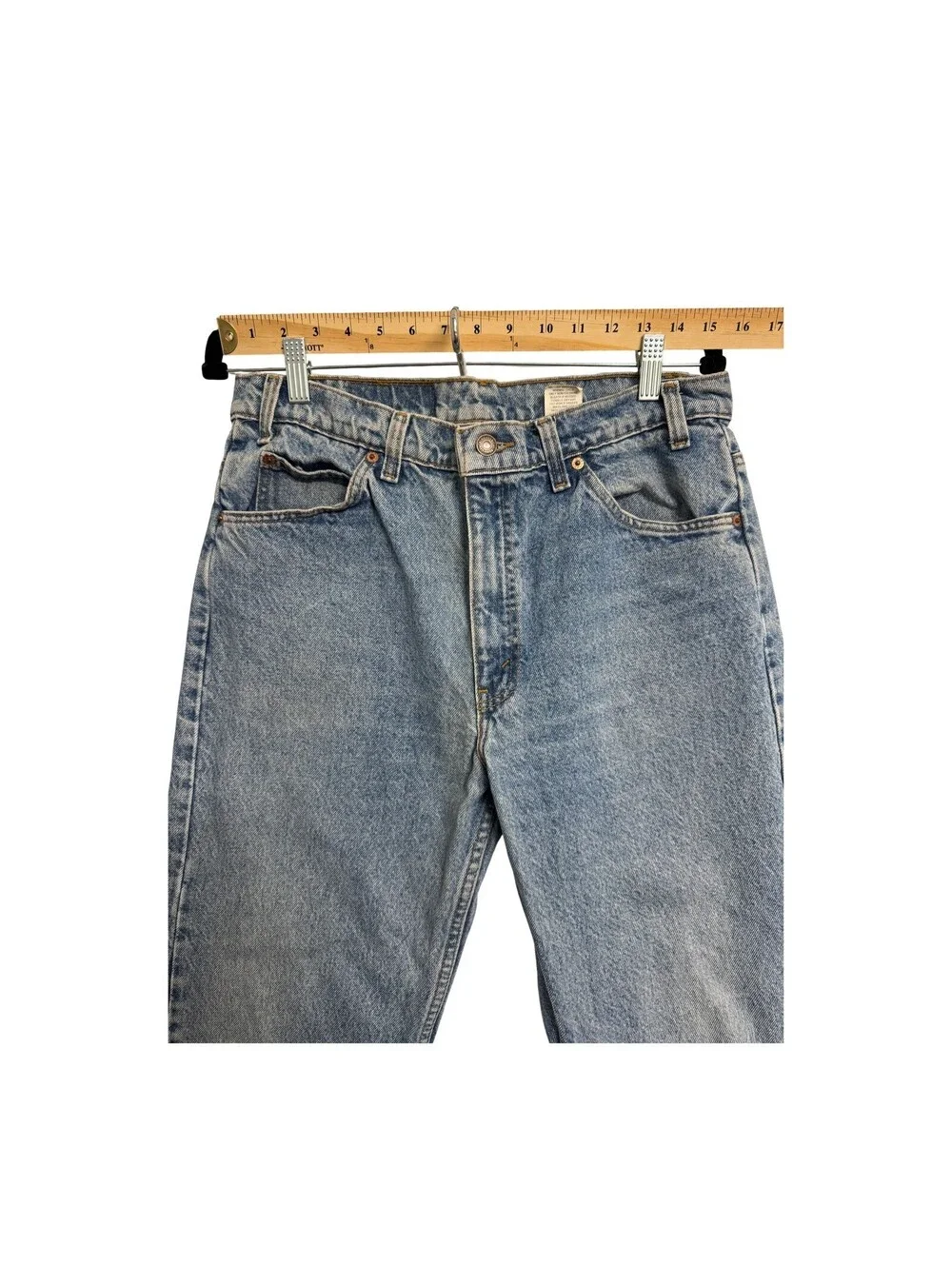 Vintage Levi's 505 Orange Tab Jeans Men's 34x32 Regular Fit Straight Leg USA Sty